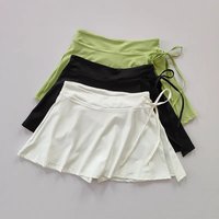 Summer Women's Skirts Fashion Sexy Mini Elastic Pleated Sun Skirts For School Girl Uniform Korean Black High Waist Tennis Skirts