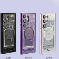 Luxury Magnetic Ultra Hybrid Magfit Case For Samsung S26 S25 S24 S23 S22 Ultra Magnetic Wireless Charging Shockproof Cover