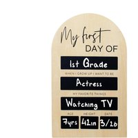 18x30cm First Day Of School Sign, Portable Hang Back School Blackboard Sign, First Day Of School Commemorative Board