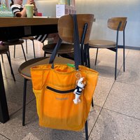 Lightweight Foldable Large Capacity Nylon Tote Bag Waterproof Outdoor Travel Shoulder Bag Casual Simple Style Durable Shoppin...