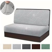 2Pcs/set Jacquard RV Dinette Cushions Covers Booth Seat Slipcovers RV Camper Car Bench Backrest Cover