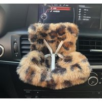 Car Doll Safety Seat for 17cm Cartoon Chair Model Car Seat Outlet Decor for Doll Car Interior Styling with air vent clip
