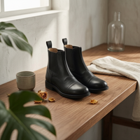 Short Horse Riding Boots Waterproof Paddock Boots Zippered Equestrian Booties Comfortable Outdoor Footwear Zipper Closure