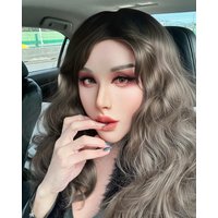 (M30MSR VANILLA MAKEUP Version)'Dreammask' DMS Crossdressing Full Head With Torso Cosplay Kigurumi Male To Female Silicone Mask