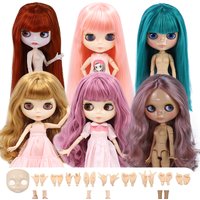 ICY DBS Blyth Doll Joint Body 30CM BJD Toy White Shiny Face and frosted Face with Extra Hands AB and Panel 1/6 DIY Fashion Doll image 4