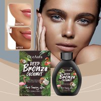 Kokosnuss-Bräunungslotion Selbstbräuner Bronzing Enhancer Verdunkelungs-Booster Hydratisierend Sexy Goldbraun Solarium Selbstbräuner-Lotion