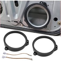 2× 6.5" Front Door Speaker Adapter & Wiring Harness For 2012-2019 Subaru Outback