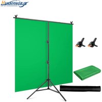 T-Shape Backdrop Stand Kit with Background Cloth Video Chroma Key Green Screen Frame Stand For Photography Photo Studio Props