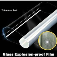 50cm Wide Transparent Safety Window Film Safety Glass Protective Sticker Transparent Shatterproof And Explosion-Proof Film.