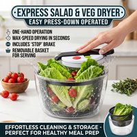 Vegetables Salad Spinner Lettuce Leaf Vegetable Dehydrator Multifunctional Vegetable Washer Salad Vegetable Dryer Mixer