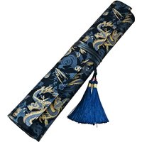 Watercolor Brush Pencil Bags Chinese Painting Calligraphy Brush Pencil Case Cotton Pencil Case Roll Calligraphy Pen Storage Bags