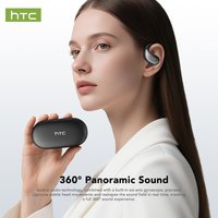 30Hrs Playback Bluetooth Headphones HTC Wireless Earphones Noise Canceling Earbuds Earbuds With Battery Indicator forMusic Sport