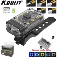 AliExpress KDULIT LED Bicycle Accessories Bike Front Light /Bicycle Wheel Light Rechargeable MTB Road Bike Head Lamp Cycling Flashlight For Riding