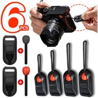 1-6pcs Quick Release Connector Universal for Nikon Sony Fujifilm SLR Cameras Portable Camera Neck Wrist Strap for Sports Camera