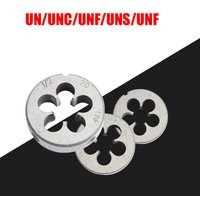 1 pièces UNC UNF UNS UN main droite américaine Die HSS main 4-40 8-32 5/16 1/8 3/8 7/16 1/2 5/8 1/4 3/4 -16/18 /20/24 /28 outils de filetage