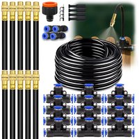 30M-5M DIY Free Bending Universal Sprayer Kit 8mm Hose Patio Misting Cooling System for Garden Plant Fogging Watering Irrigation image 4
