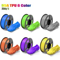 TPU Filament 1.75mm , 95A Soft 3D Printer Filament, 200g/250g/500g/1000g Optional Spool, Fit Most FDM Printer