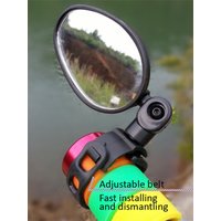 Bicycle Rearview Mirror 360°Rotatable Wide Angle 1pcs Handlebar Back Mirror Child Adult Safe For Bicycle Cycling Scooter Small S