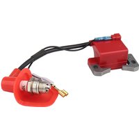 AliExpress NEW Performance Red IGNITION COIL for 43cc 47cc 49cc Mini Quad Pocket Dirt Bike ATV 2-Stroke Engine part with spark plug