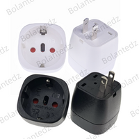 EU To US Japan Canada Travel Plug European Italy Switzerland Brazil Socket Adapter USA JP Travel Adapter Power Converter 3piece