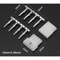 Antenna Tuner Connector 4 Pin Plug Male Female for ICOM AT-120 Radio Diy Kit