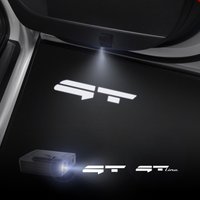1/2PCS New GT Line Car Door Welcome Lights Laser Projector Logo Wireless Sensing For Kia EV6 Hyundai Peugeot Nissan Toyota Volvo