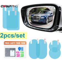 Car Rearview Mirror Protective Film Side Windows Sticker Anti Fog Glare Rainproof Waterproof Auto Mirror Films Car Accessories