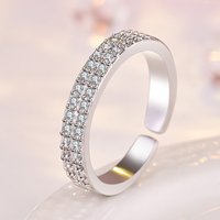 925 Sterling Sliver Rings Shining Classics for Women Wedding Engagement Jewelry Fashion Luxury Gift High Quality