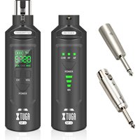 UHF Professional Microphone Wireless Converter XLR Rechargeable Transmitter Receiver For Dynamic Condenser Mic Audio Mixer DJ
