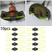 10pcs Lawn Mower Straw Grass Rope Replacement Accessory Garden Grass Trimmer Head Weeding Brush Garden Accessories