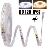 Bande lumineuse LED étanche, 12V, SMD 2835, 120 gible/M, CRI 80RA, ruban flexible, ULlumineuse, éclairage extérieur, jardin, chambre, cuisine