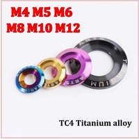 AliExpress NONE 3pc Titanium Spacer Washers M4 M5 M6 M8 M10 M12 Step Gasket for Bike Motorcycle Car Decorative Washers