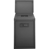 【LIMITED EDITION】Locking Mailbox Wall Mounted Metal Hanging Lockable Outdoor Mail Box For House Ballot& Collection Key Drop Box
