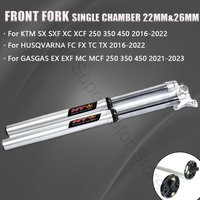 2016-2023 Motorcycle Front Fork Shock Absorber Suspension Single Chamber 22mm 26mm For KTM HUSQVARNA GASGAS SX SXF XC XCF FC HT