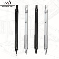 The Same Style as the Architectural Designer! Low Center of Gravity Metal Mechanical Pencil 0.5-2.0mm Full Specification 2B/HB D