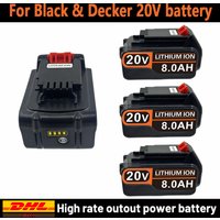 for Black & Decker 20V Battery BL2018 LST220 LB2X4020 LBXR20 LB20 LBX20 Cordless Tools 18V 3.0Ah Power tool battery