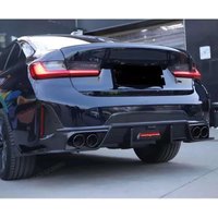 For BMW 3 Series 2023-2025 G20 G28 320 325 330i Carbon fiber rear bumper diffuser spoiler rear lip Shunt upgrade body kit