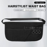 Barbershop Adjustable Hair Scissor Bag Comb Case Hairdressing Barber Waist Bags Holder Tool Waist Pack Belt Storage Bag Apron