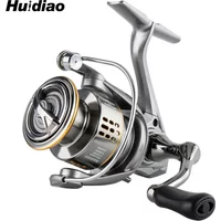 Huidiao All-Round Spinning Reel 2000-7000 Zero Play Fishing Reel 16kg Max Drag 5.2:1 Aluminum Alloy Spool Beginner-Friendly
