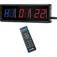 Programmable Remote control LED crossfit timer Interval Timer garage timer sports training clock Crossfit gym timer