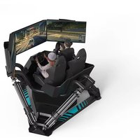 Renixsim VR Center 6 Dof Racing Sim Rig Cockpit High Tech Dynamic Car Simulator Game Machine