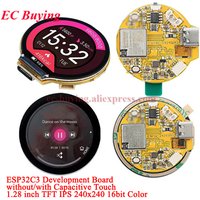 ESP32-C3 ESP32C3 Development Board 1.28 inch TFT IPS LCD Screen Display GC9A01 WiFi/Ble Module with capacitive touch for Arduino