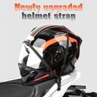 New Black Motorcycle Luggage Strap Moto Helmet Net Universal Luggage Helmet Retractable Elastic Rope Fixed Strap 60/90CM