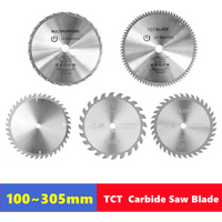 1pcs TCT woodworking saw blade conventional tooth shape 110/115/136/160/165/185/210/250/305mm woodworking saw blade cutting tool
