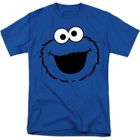 Sesame Street Women's Full Face Spring/Summer New Men's T-shirt Casual Fashion Suitable for Both Men and Women