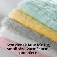 Premium Fox Plush High Density Long Pile Faux Fur Fabric Cosplay Costume Fursuit Animal Ears Tail Accessories Clothing Material