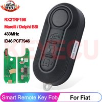 KEYECU 3 Buttons Marelli BSI RX2TRF198 For Fiat 500L Ducato Citroen Jumper Peugeot Boxer 2008-2015 Remote Key PCF7946 433MHz ASK