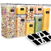 6pcs Sealed Food Storage Containers with LIDS Kitchen Complete Food Storage Containers Moisture-proof Sealed Crisper