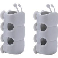 2PCS Soft plastic Shower Head Holder Wall Movable Shower Rack Suction Cup Self-adhesive Handheld Bracket Bathroom Accessories