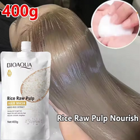 Rice Magic Keratin Hair Mask 5 Seconds Repair Damaged Frizzy Hair Soft Smooth Glossy Moisturizing Nourishing Hair Root Care
